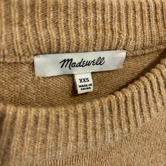 Madewell Dot Graystone Wool Blend Crewneck Sweater - Picture 6 of 9